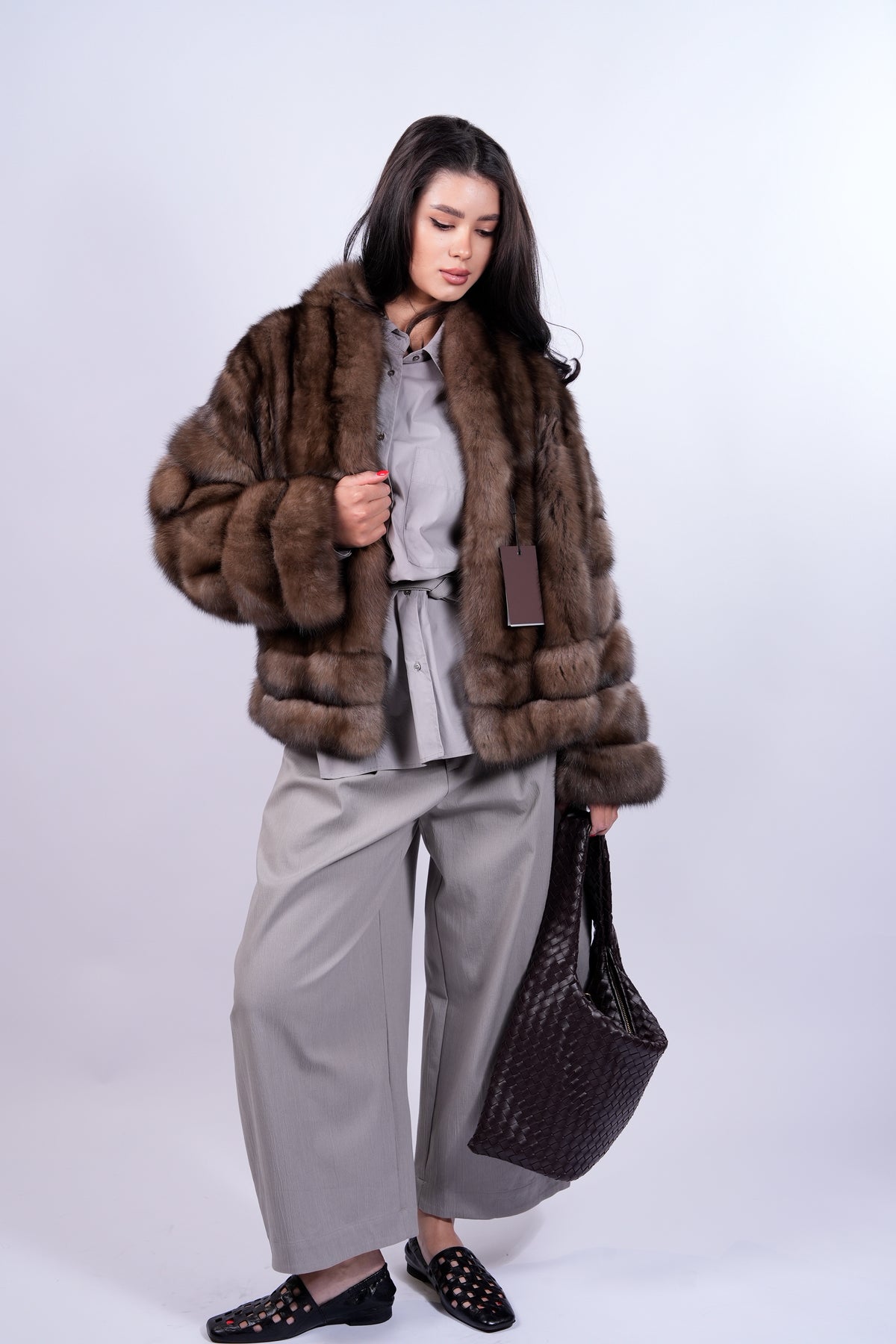 Barguzinsky Sable Bomber Jacket