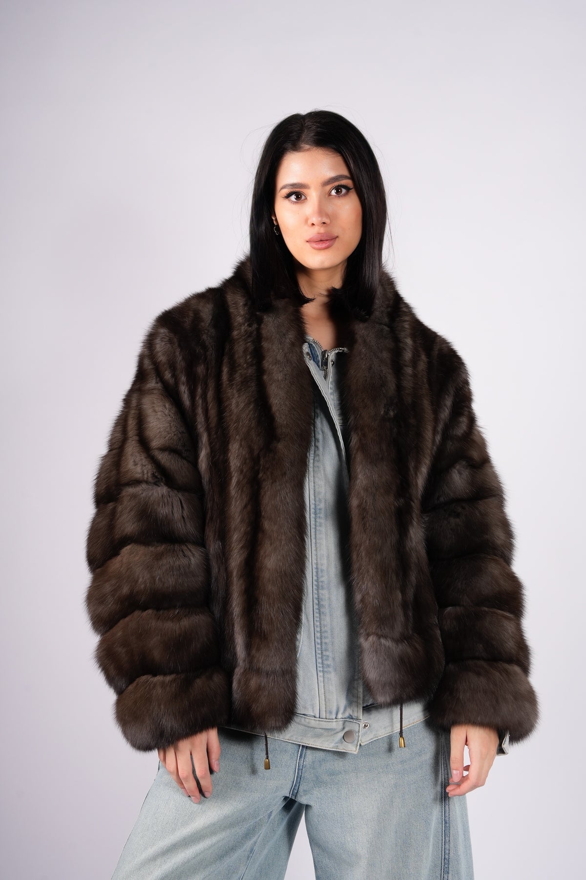 Barguzinsky Sable Bomber Jacket