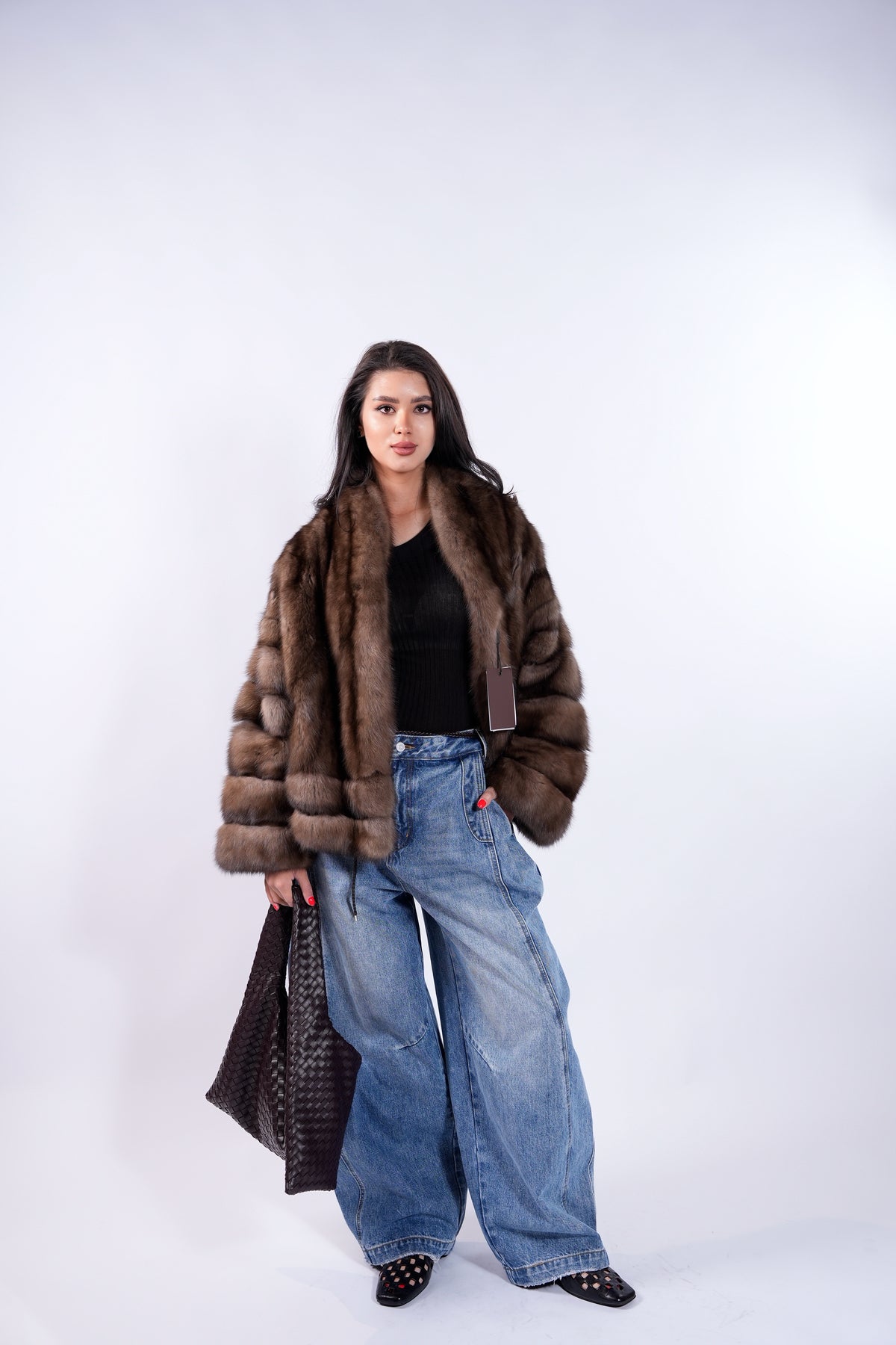 Barguzinsky Sable Bomber Jacket