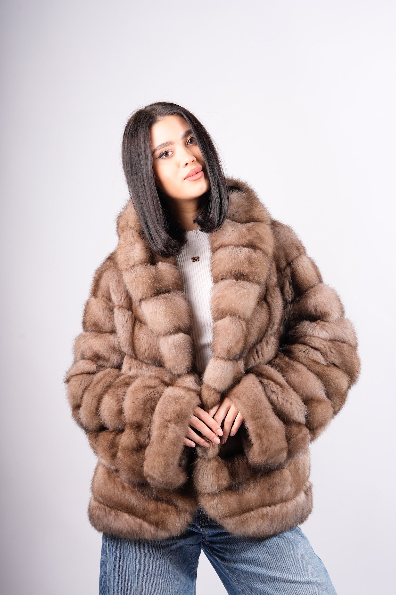 Шуба из меха соболя